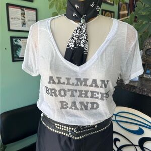 Trunk ltd White Allman Brothers Band T-Shirt